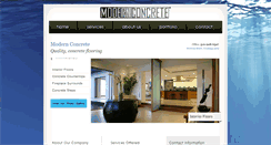 Desktop Screenshot of modernconcrete.biz